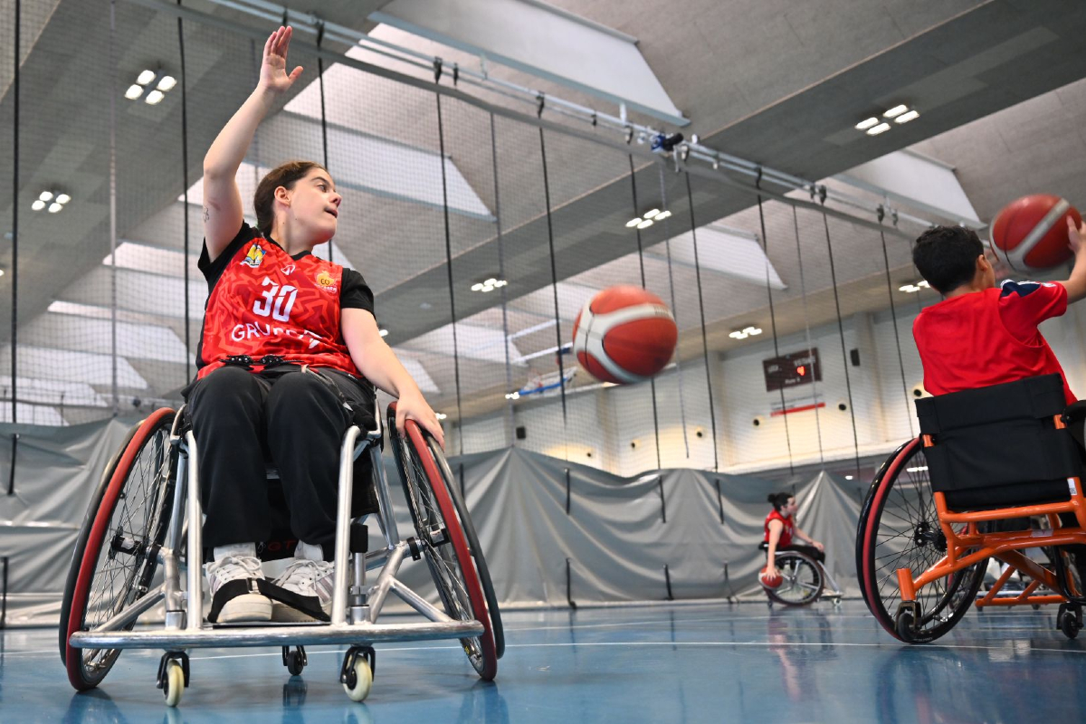 Baloncesto en silla de ruedas y atletismo adaptado, en la jornada inaugural de los XXXVIII Juegos Deportivos de Navarra
